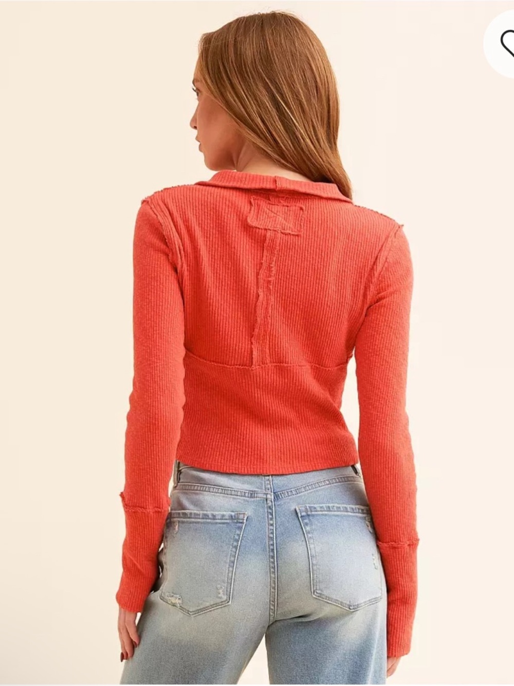 Free People Ribbed Half-Zip - Picture 2 of 10